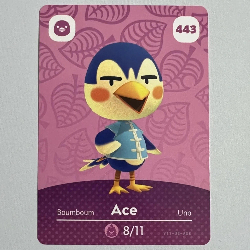 Animal Crossing Amiibo Card - Ace - 443